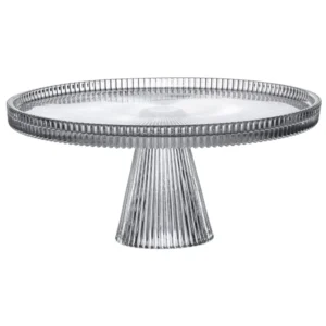 Alzatina in vetro plissè Brandani