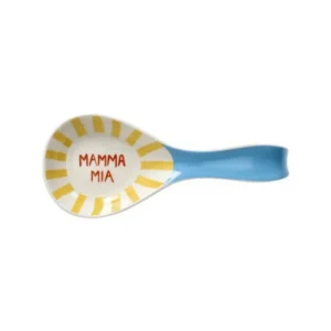 Poggiamestolo azzurro Viva l'Italia