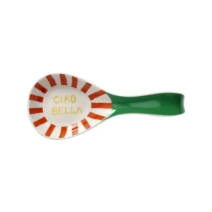 Poggiamestolo verde Viva l'Italia