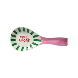 Poggiamestolo rosa Viva l'Italia