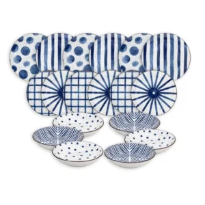 Serv. 18 pz blue mirage