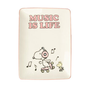 Vassoio music is life - Peanuts