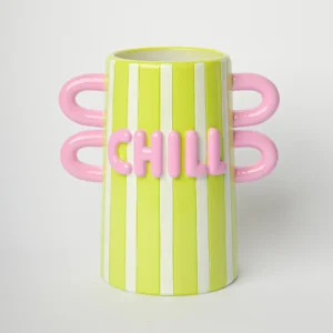 Vaso chill rosa/verde
