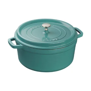 Cocotte in ghisa 20 cm - verde menta
