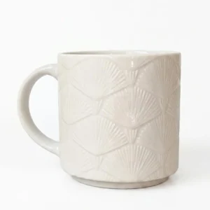 Tazza colazione impilabile - ventagli