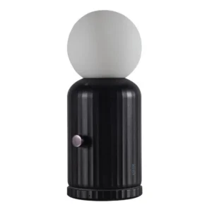 Lampada e ricarica wireless nera - Lund London