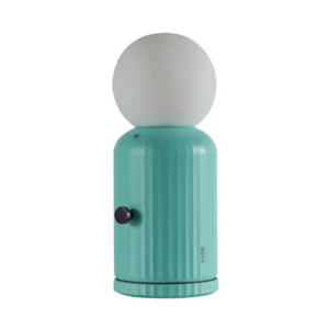 Lampada e ricarica wireless turchese - Lund London