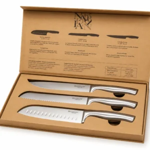 Set 3 coltelli inox