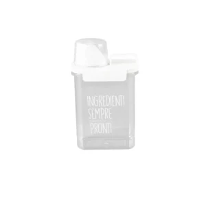 Barattolo dosatore c/misurino "ingredienti sempre pronti"